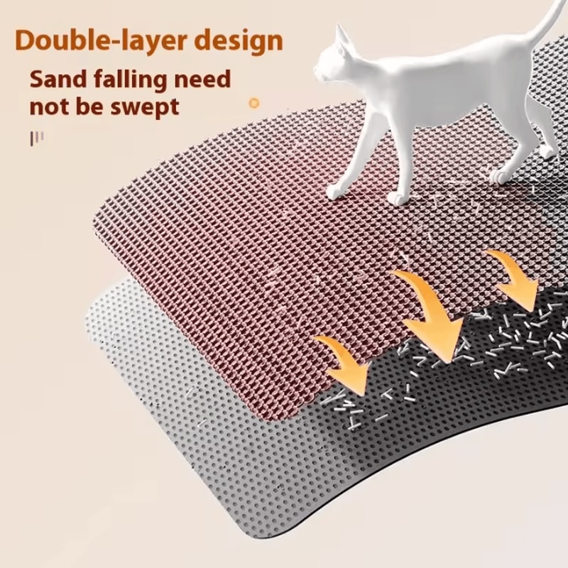 CleanStep DoubleLayer Waterproof Cat Litter Mat 1