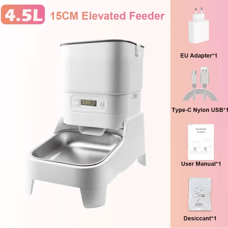 SmartServe AI Camera Automatic Pet Feeder For Cats Dogs 4