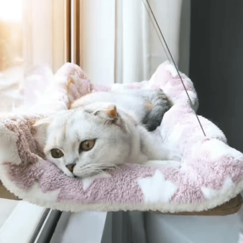SunnyNest Window Cat Hammock Bed For Indoor Cats 0