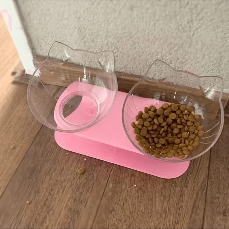 DineEase Elevated Double Pet Bowl With NonSlip Stand 1