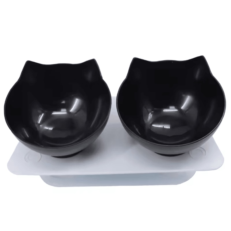 DineEase Elevated Double Pet Bowl With NonSlip Stand 3