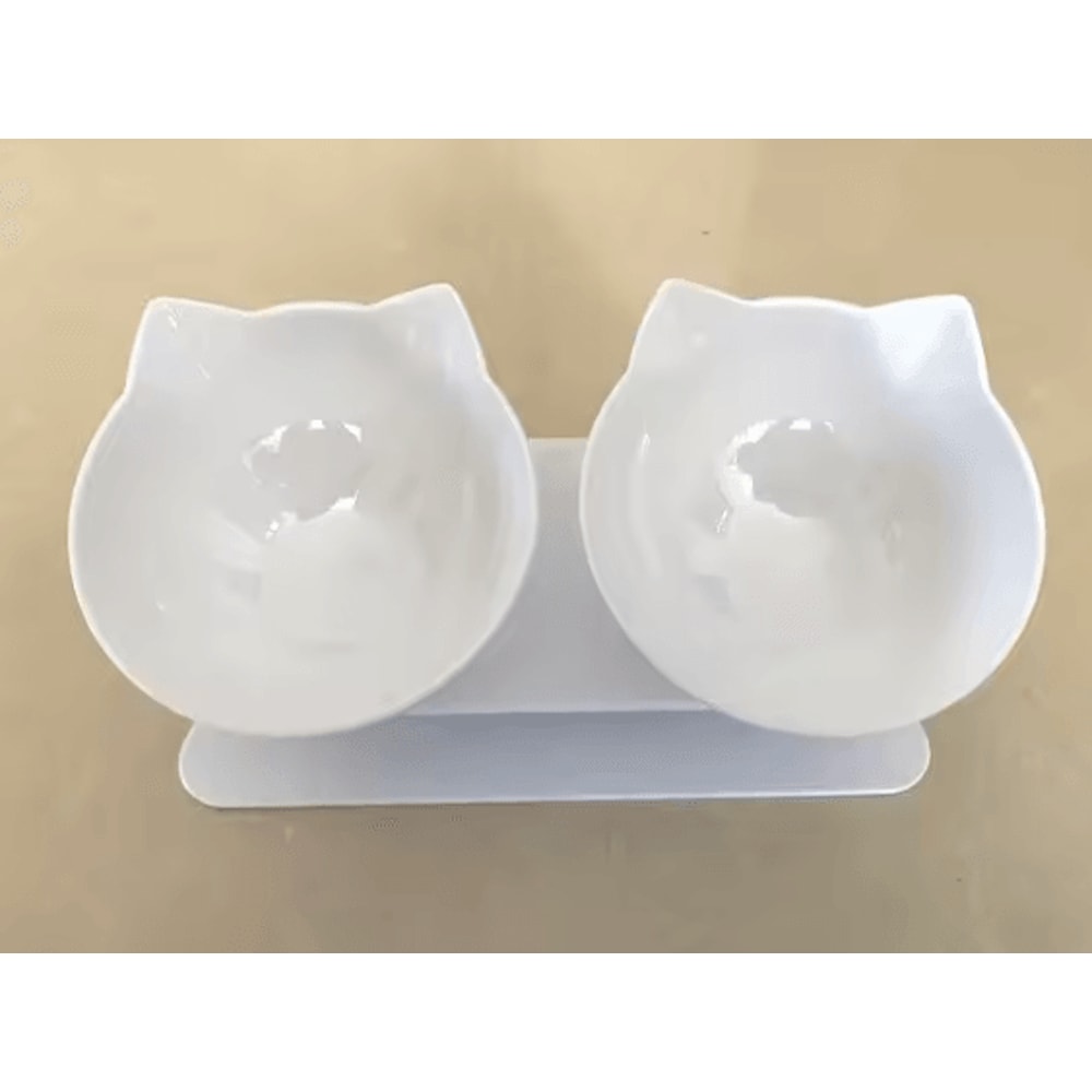 DineEase Elevated Double Pet Bowl With NonSlip Stand 5
