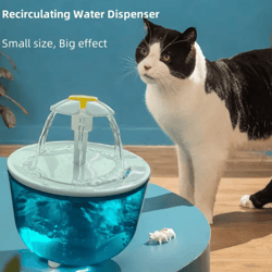 silentflow cat water fountain – usb pet water dispenser for cats & small dogs