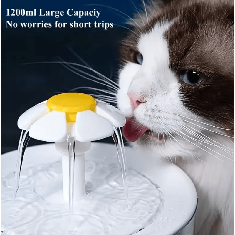 SilentFlow Cat Water Fountain USB Pet Water Dispenser For Cats Small Dogs 1