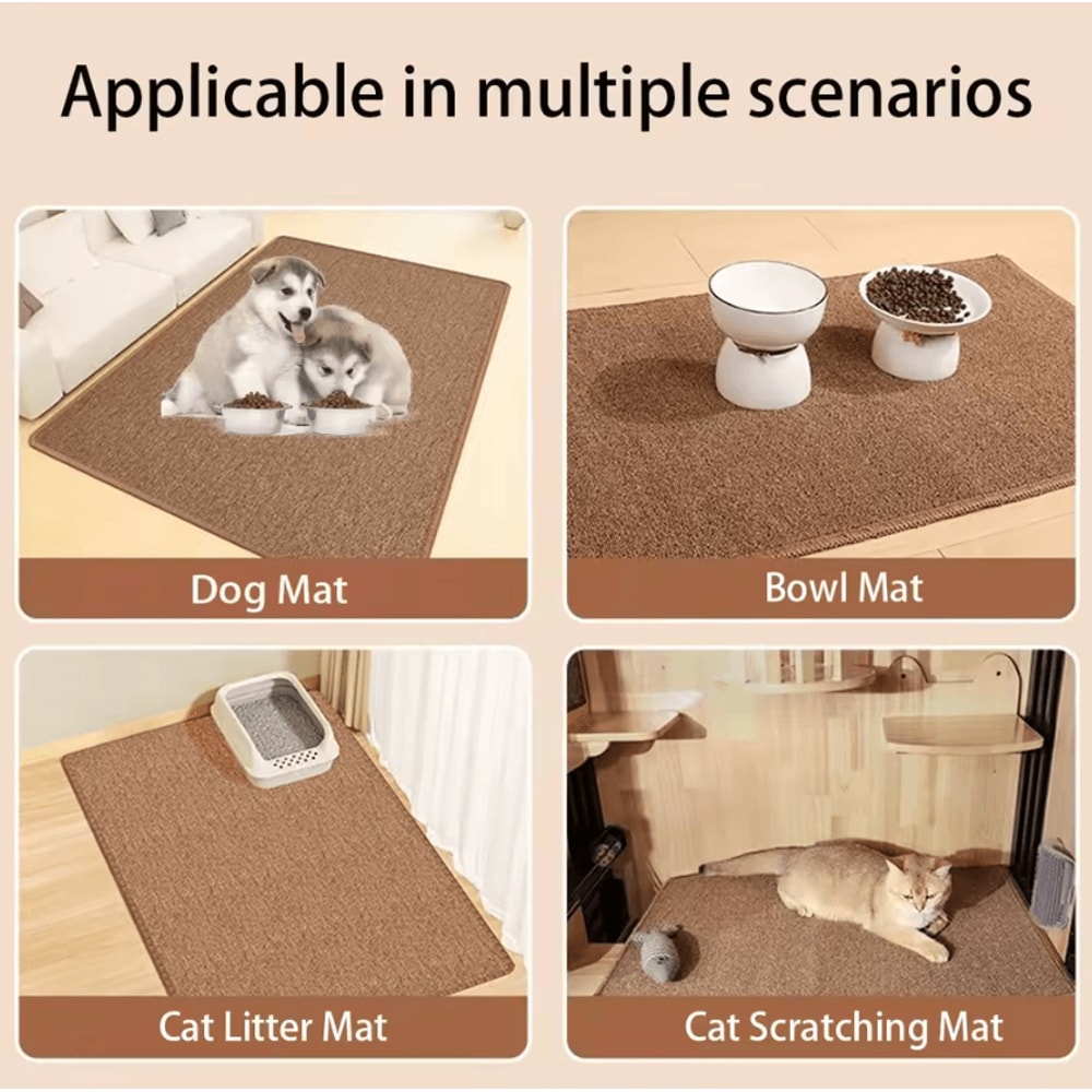 ScratchGuard Cat Scratching Mat Large NonSlip Furniture Protector Lounge Mat 2