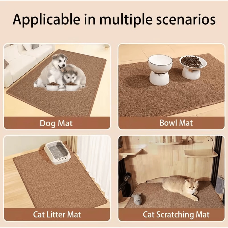 ScratchGuard Cat Scratching Mat Large NonSlip Furniture Protector Lounge Mat 2