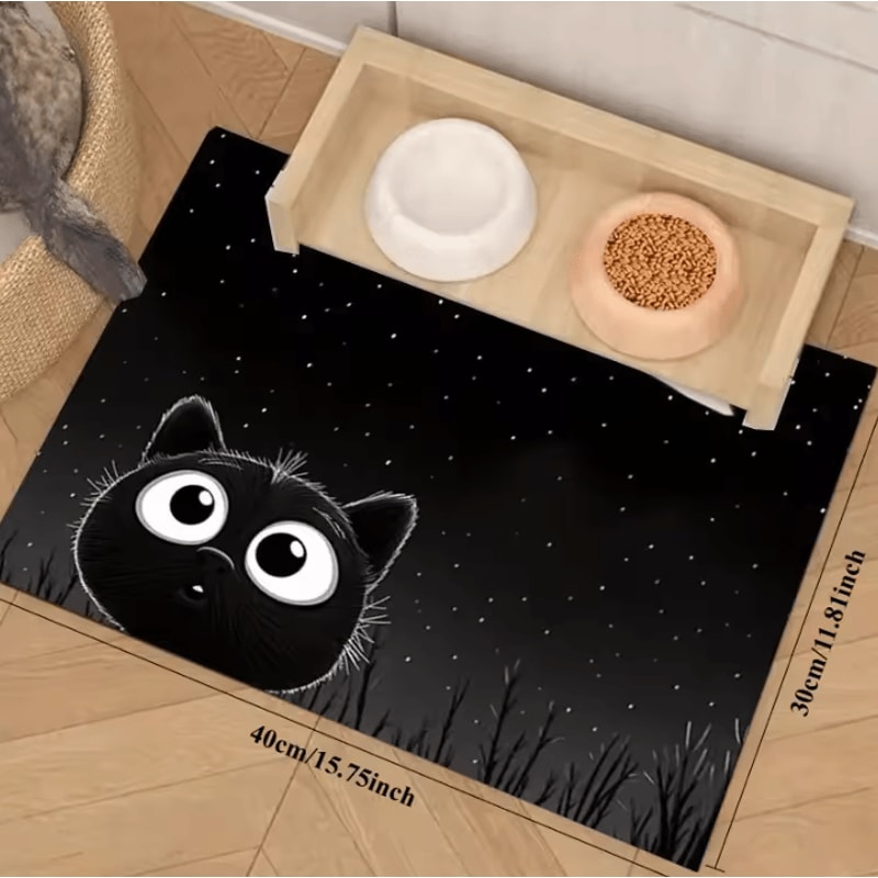 PawShield Waterproof Pet Feeding Mat NonSlip Cat Food Water Placemat 4