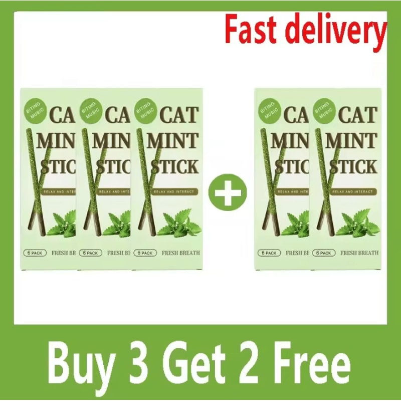 SilverPurr Natural Matatabi Cat Sticks For Teeth Cleaning Play 4