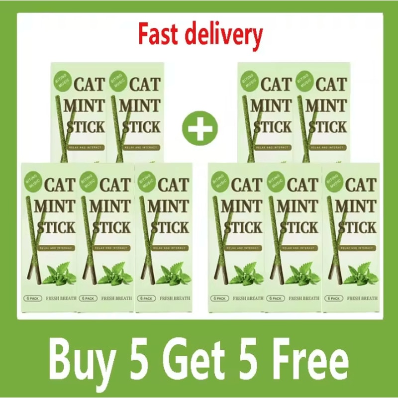 SilverPurr Natural Matatabi Cat Sticks For Teeth Cleaning Play 5