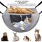 CloudNest Breathable Mesh Cat Hammock Bed With Adjustable Metal Frame 0