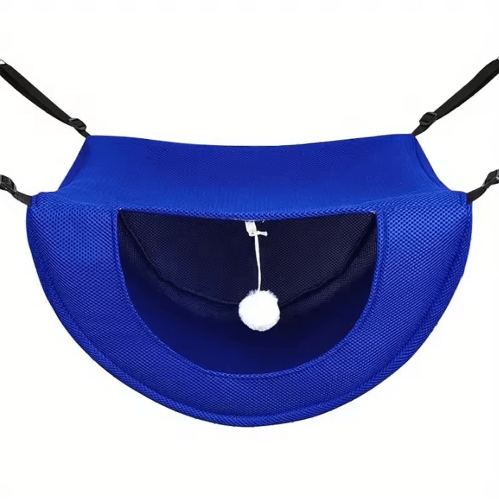 CloudNest Breathable Mesh Cat Hammock Bed With Adjustable Metal Frame 5