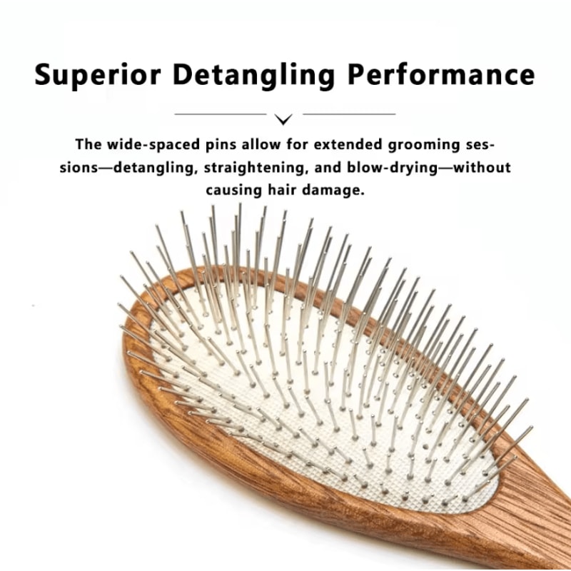 SilkGlide LongPin Slicker Brush For Cats Dogs 1