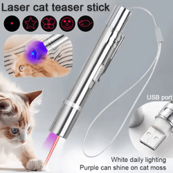 laserleap multifunction cat laser pen & interactive teaser toy