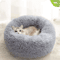 SnuggleShell Plush SemiEnclosed Cat Bed For Cozy Winter Comfort 4