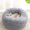 SnuggleShell Plush SemiEnclosed Cat Bed For Cozy Winter Comfort 4