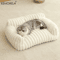 CozyStripe AllSeason Cat Sofa Bed For Small Medium Pets 0