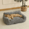 CozyStripe AllSeason Cat Sofa Bed For Small Medium Pets 3