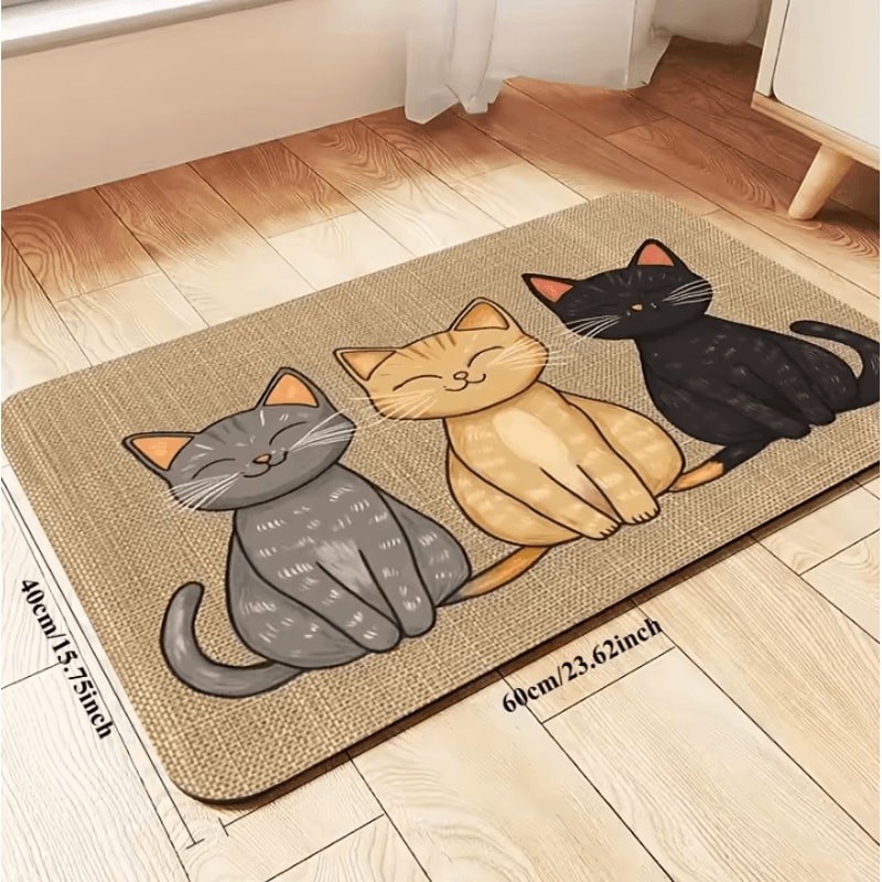 CleanPaw NonSlip Waterproof Pet Feeding Mat For Cats Small Dogs 5