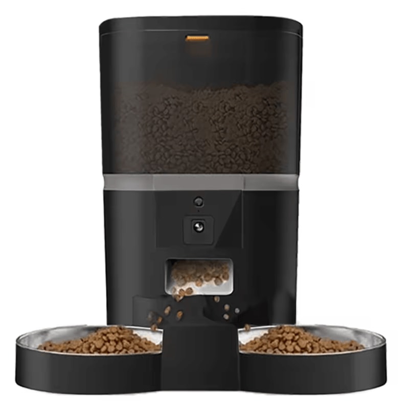 SmartServe 4L Automatic Pet Feeder With Camera Dual Bowls 5