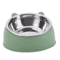TiltEase Stainless Steel Elevated Cat Bowl For Cats Small Dogs 1