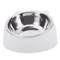 TiltEase Stainless Steel Elevated Cat Bowl For Cats Small Dogs 2