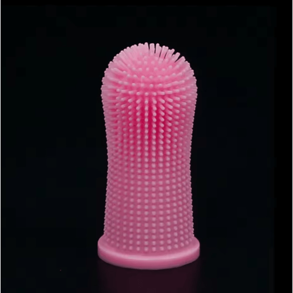 Soft Silicone Pet Finger Toothbrush For Dogs Cats 4