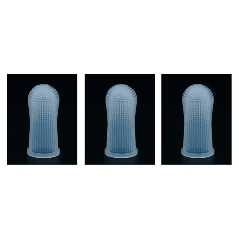 Soft Silicone Pet Finger Toothbrush For Dogs Cats 5
