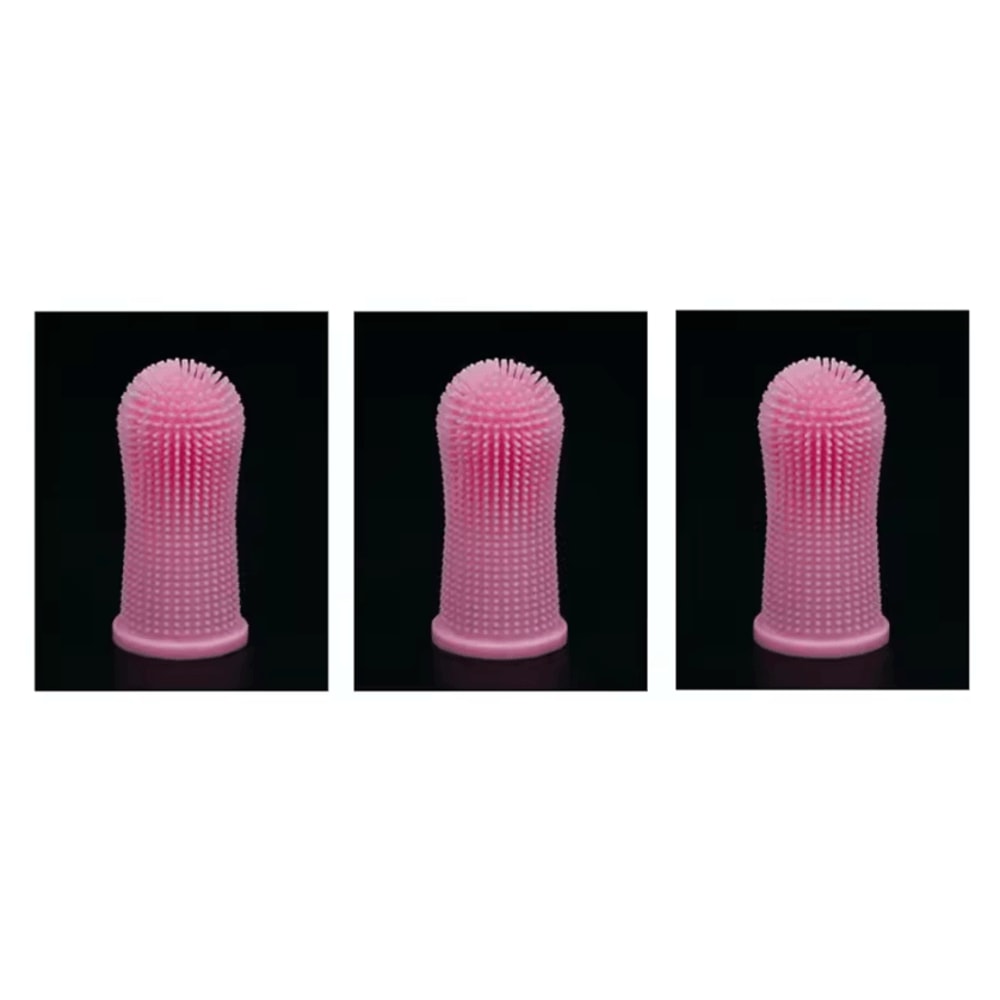 Soft Silicone Pet Finger Toothbrush For Dogs Cats 6