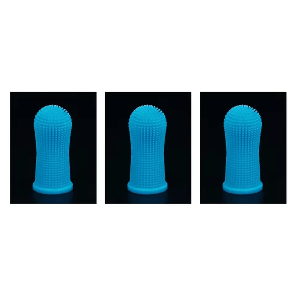 Soft Silicone Pet Finger Toothbrush For Dogs Cats 7