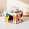 DoubleLayer Cat Scratching House Corrugated Scratch Pad For Indoor Cats 1