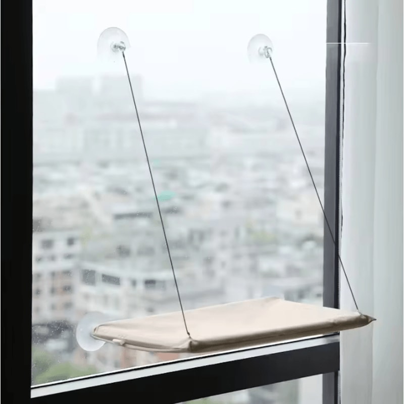 Winter Window Hammock Cat Bed With Suction Cups Climbing Lounge 4