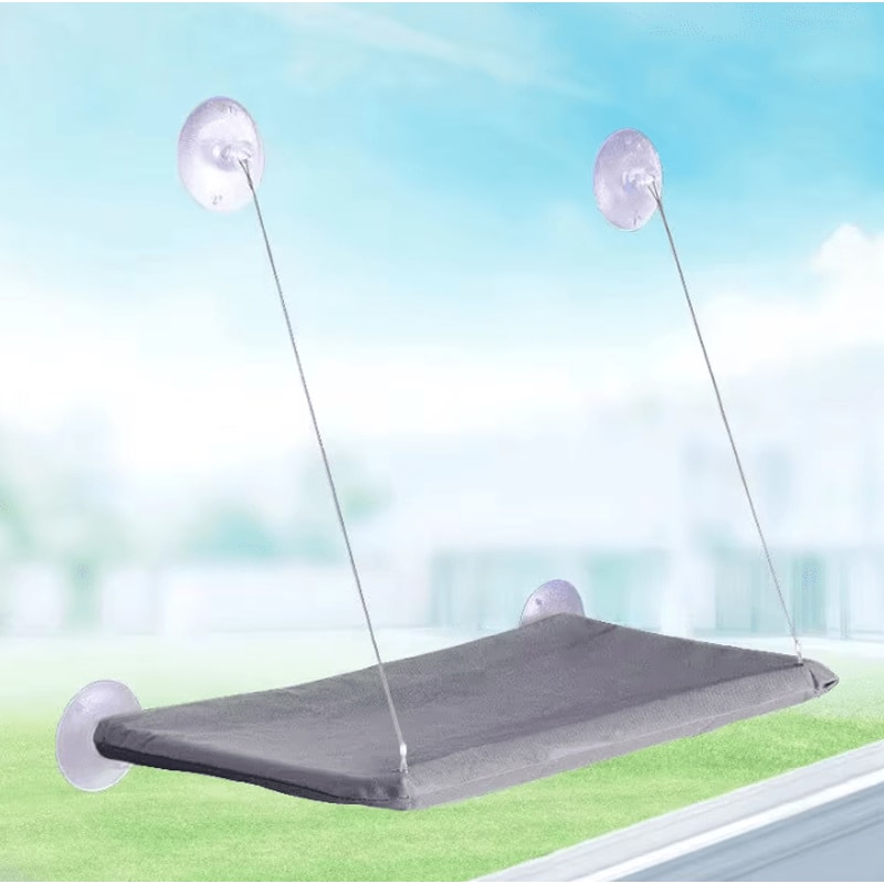 Winter Window Hammock Cat Bed With Suction Cups Climbing Lounge 6