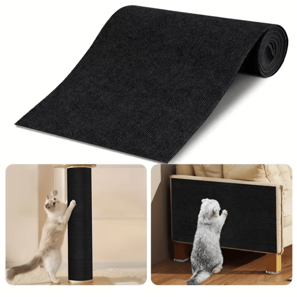 Trimmable SelfAdhesive Cat Scratching Mat For Furniture Walls 5