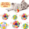SparklePounce Interactive Pom Pom Cat Toy Balls Set 0