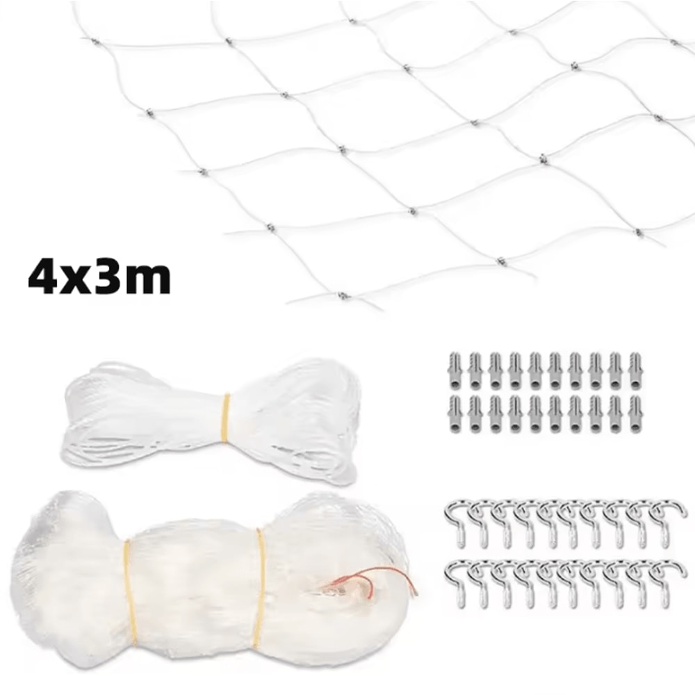 SafePaws AntiFall Balcony Safety Net For Cats Pets 2