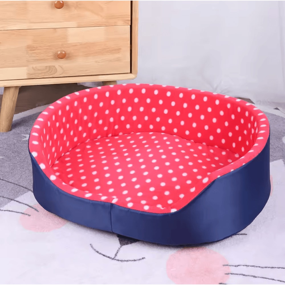 CozyNest Dot Sponge Pet Bed Cushion For Cats Small Dogs 5