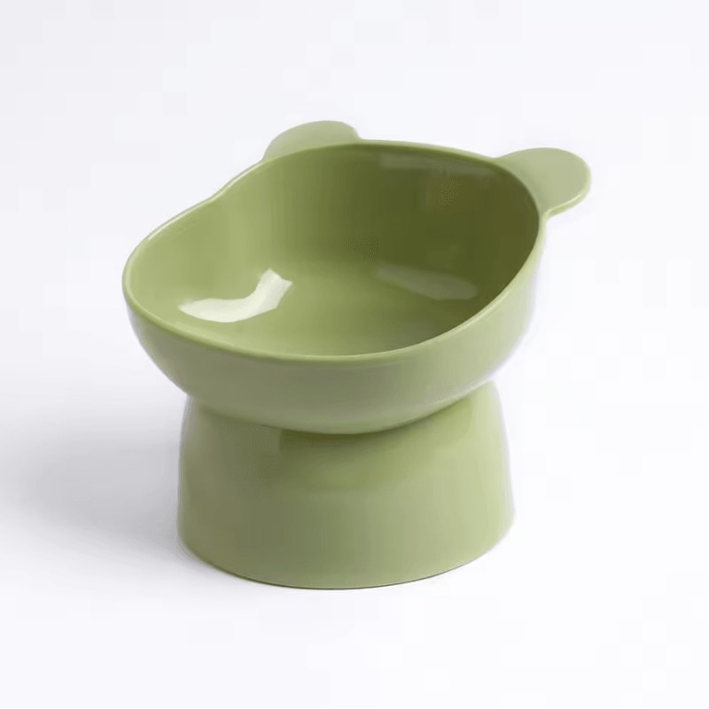 ComfortTilt Elevated Cat Bowls With AntiVomiting Raised Stand 3