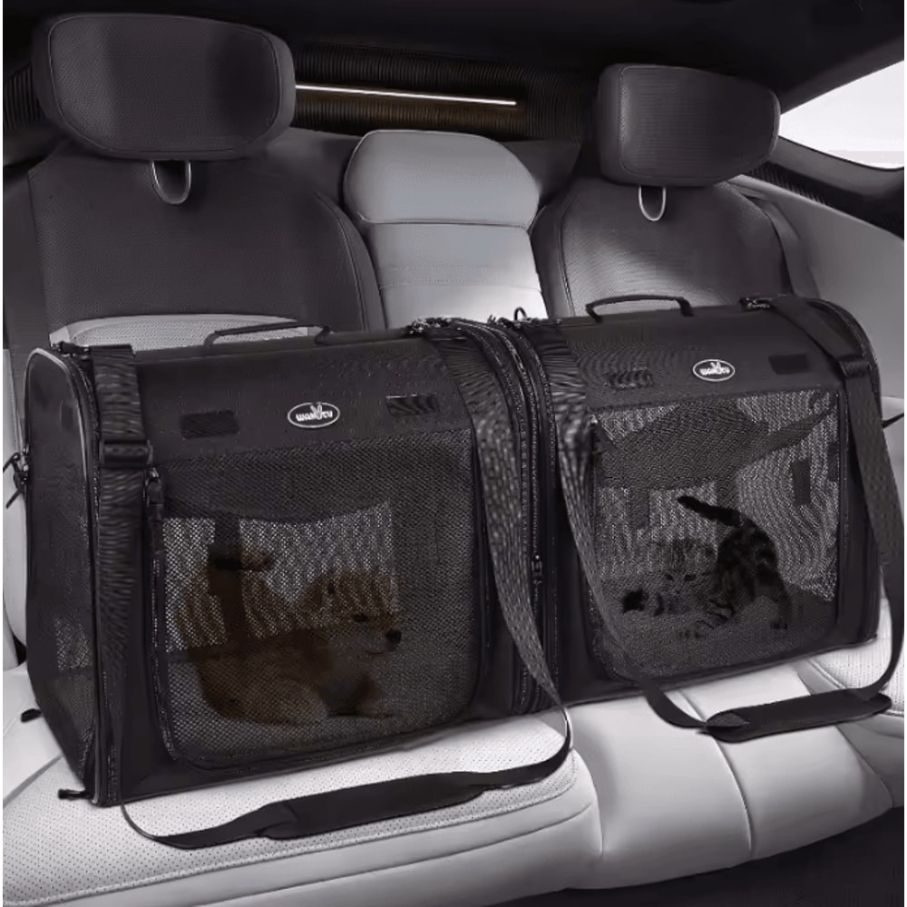 TravelNest 2in1 Foldable Double Pet Carrier Backpack 3