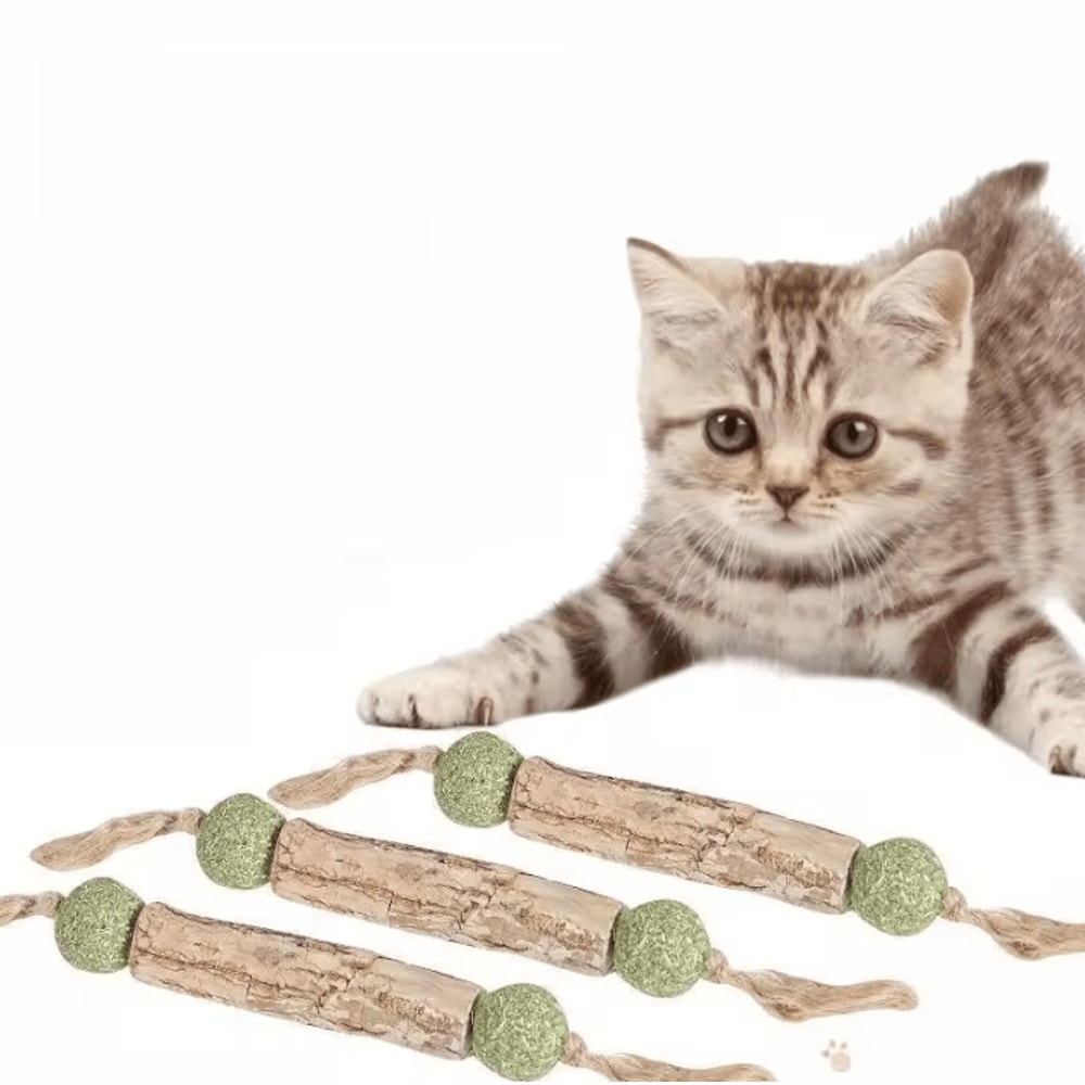 PurePurr Natural Catnip Dental Chew Stick For Cats 0