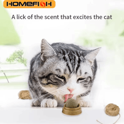 happylick natural catnip wall ball toy for cats