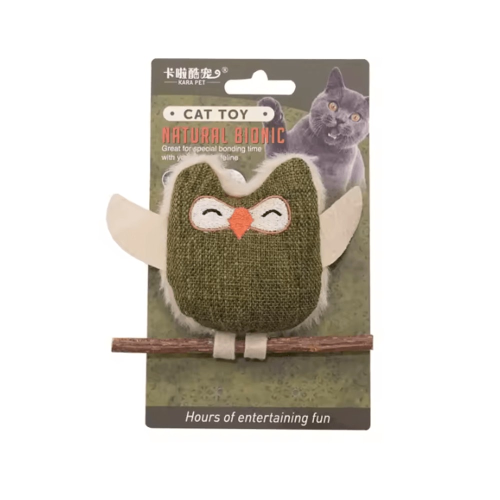OwlMint SelfSoothing Catnip Feather Chew Toy 5