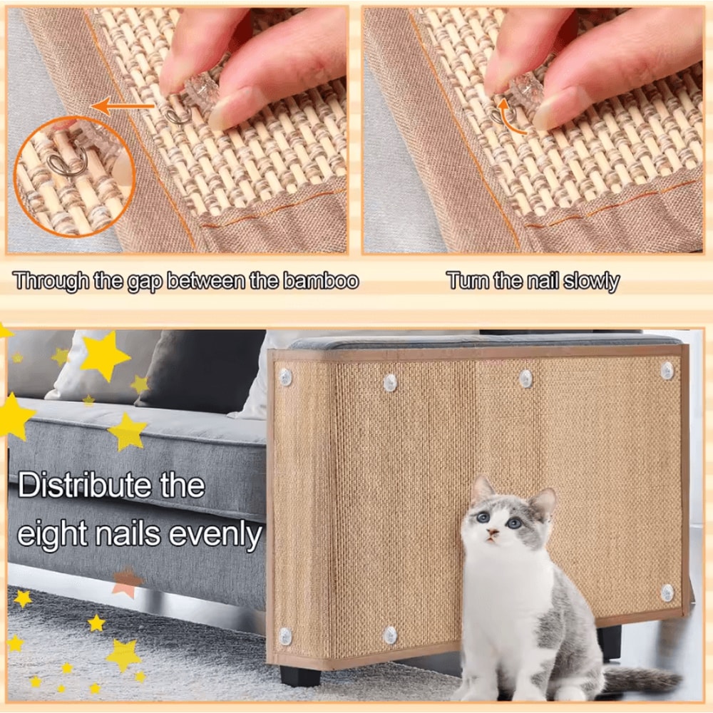 ScratchShield Couch Sofa Cat Scratcher Protector Mat 3