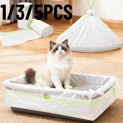 cleanease drawstring cat litter box liners