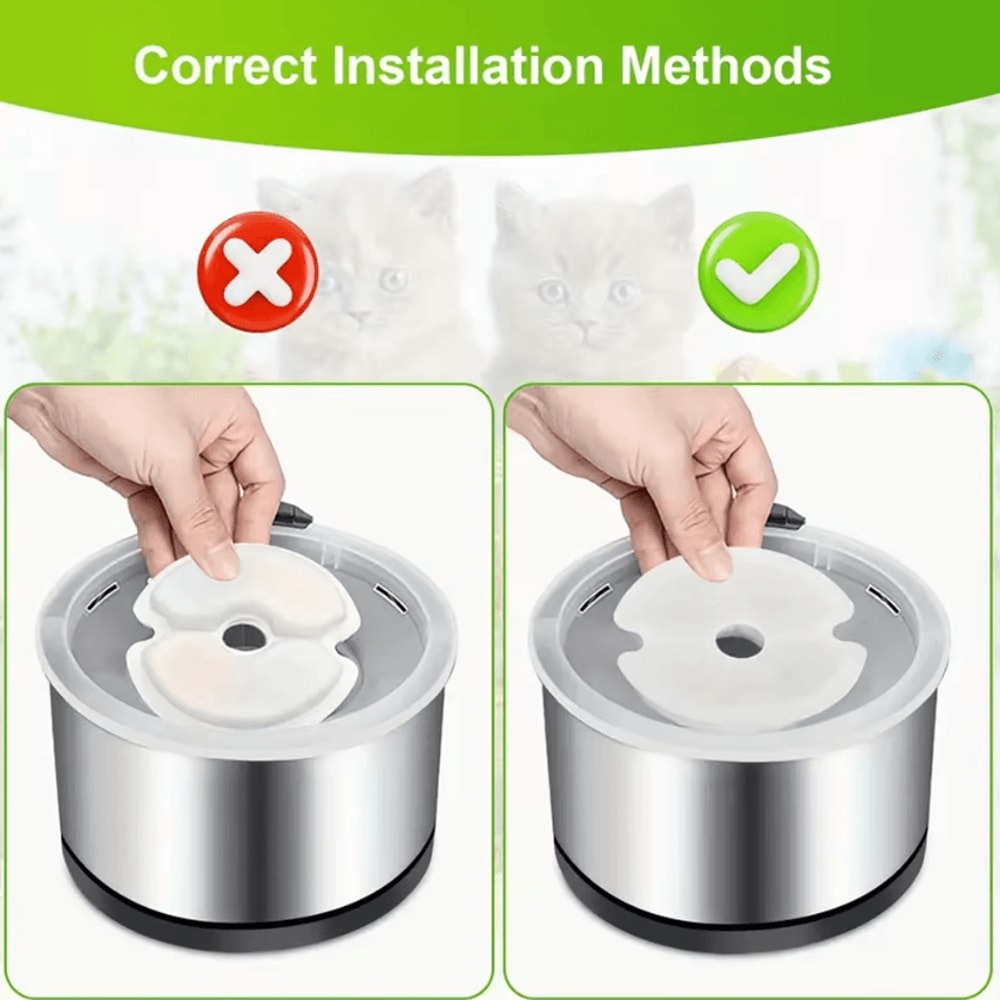 FreshFlow MultiFiltration Cat Water Fountain Replacement Filters 2