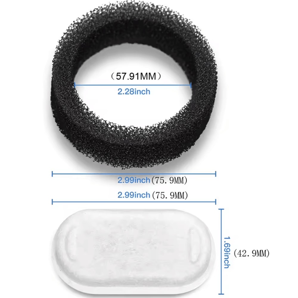 PureSip Activated Carbon Replacement Filters For Pet Water Fountains 4