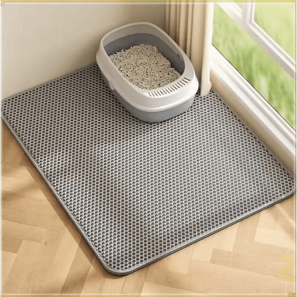 PawShield DoubleLayer Cat Litter Trap Mat 0