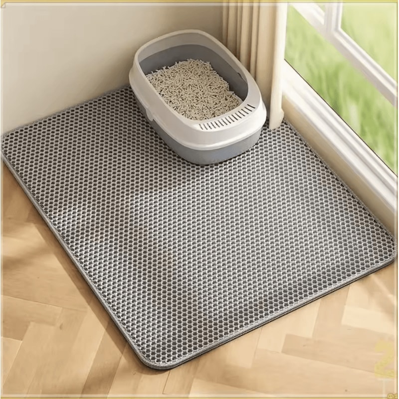 PawShield DoubleLayer Cat Litter Trap Mat 0