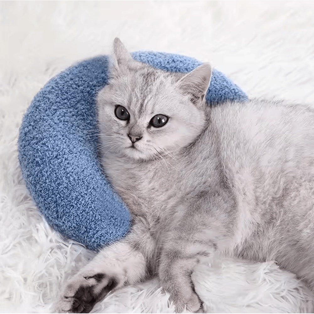 DreamNest UShaped Orthopedic Pet Pillow For Cats Dogs 0