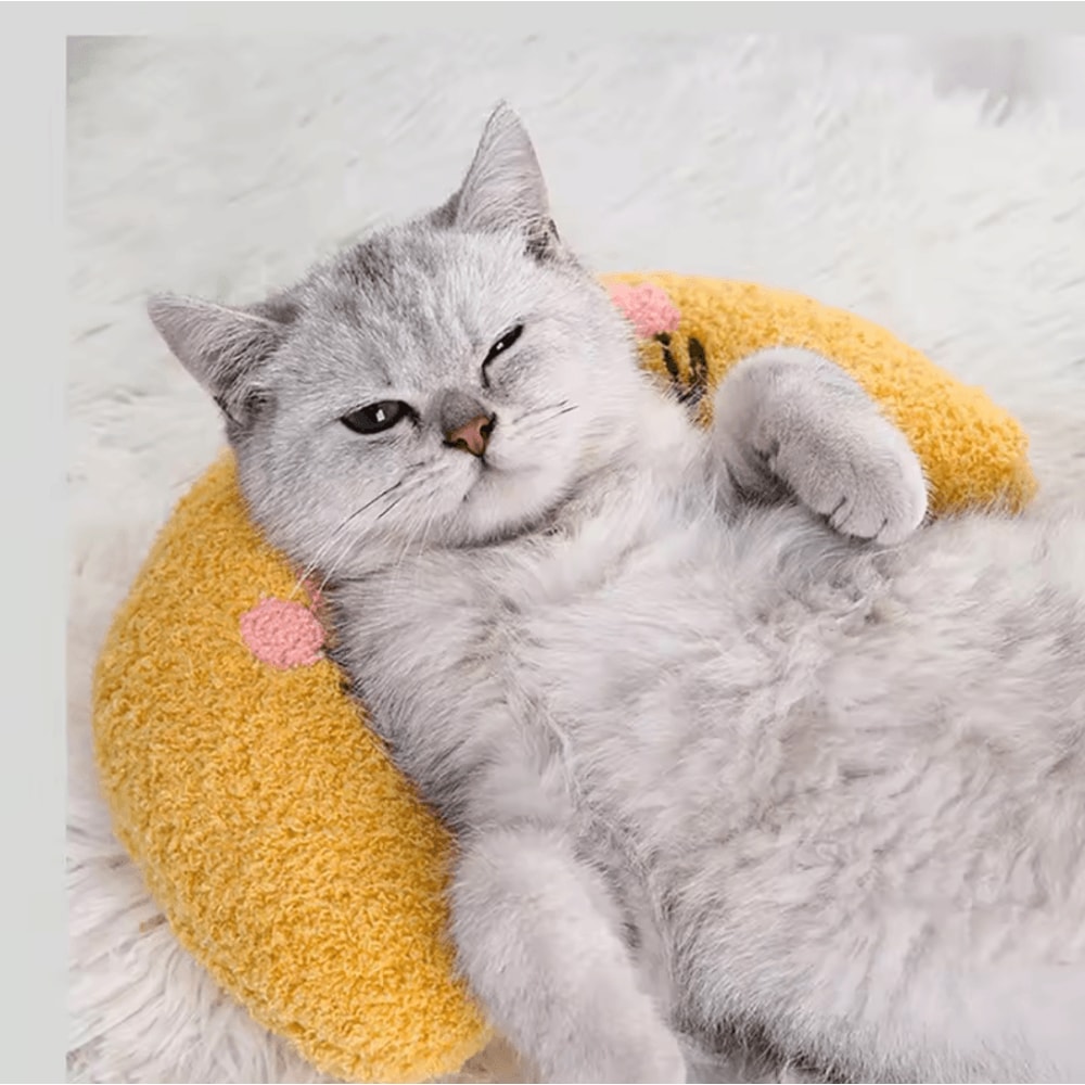 DreamNest UShaped Orthopedic Pet Pillow For Cats Dogs 2
