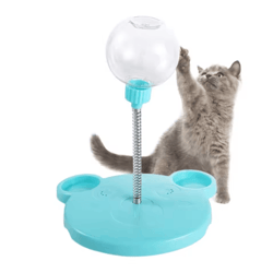 treatroll interactive puzzle feeder ball for cats & dogs